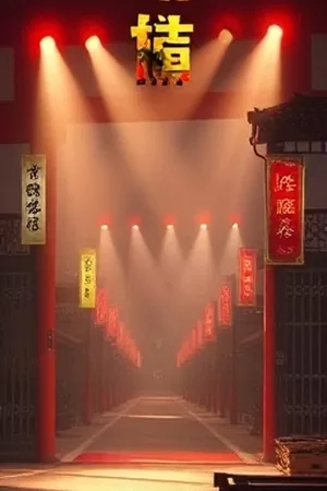 《加班到九点》海报，写字楼夜里亮着的一排窗