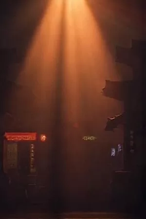 《第 N 次日落》海报，天台上的摄影师与橙色晚霞