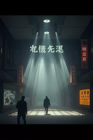 《十点半的电台》海报，直播间里亮着指示灯的麦克风